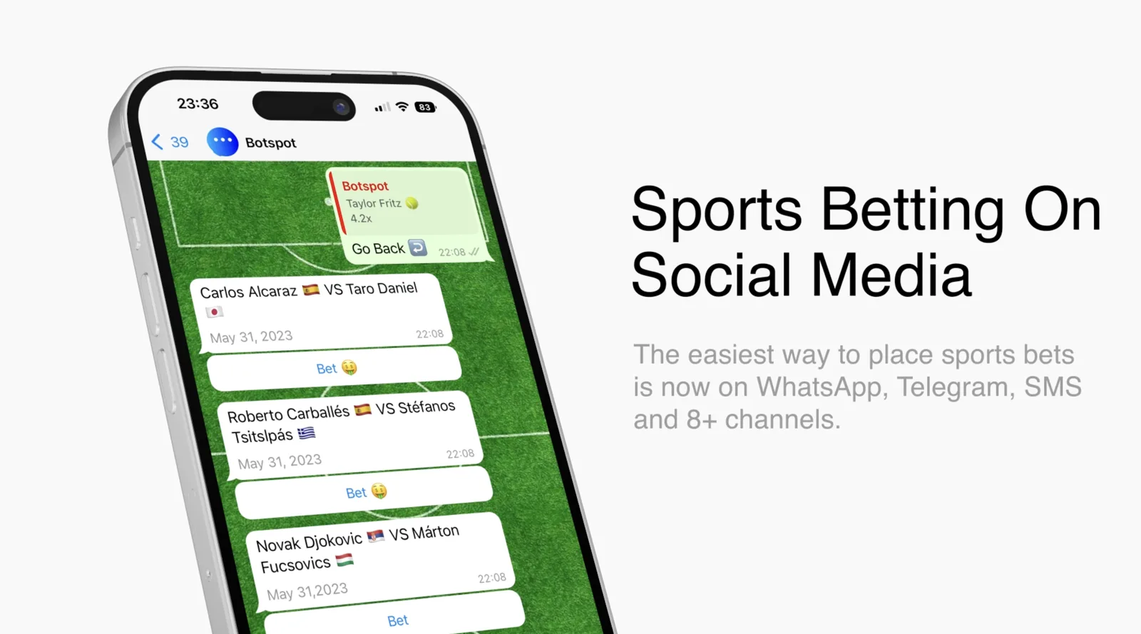 Botspot: sports betting on social media